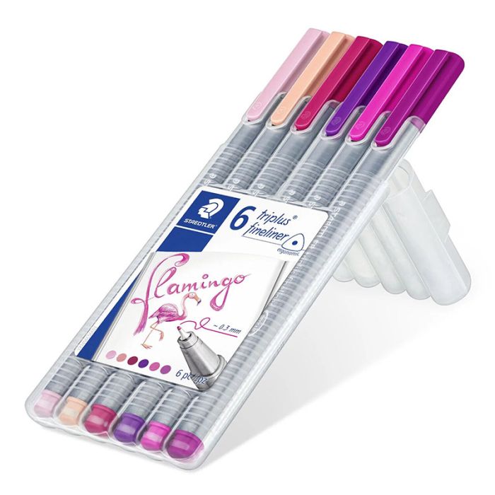 Bo Te De Stylos Staedtler Triplus Fineliner Flamingo