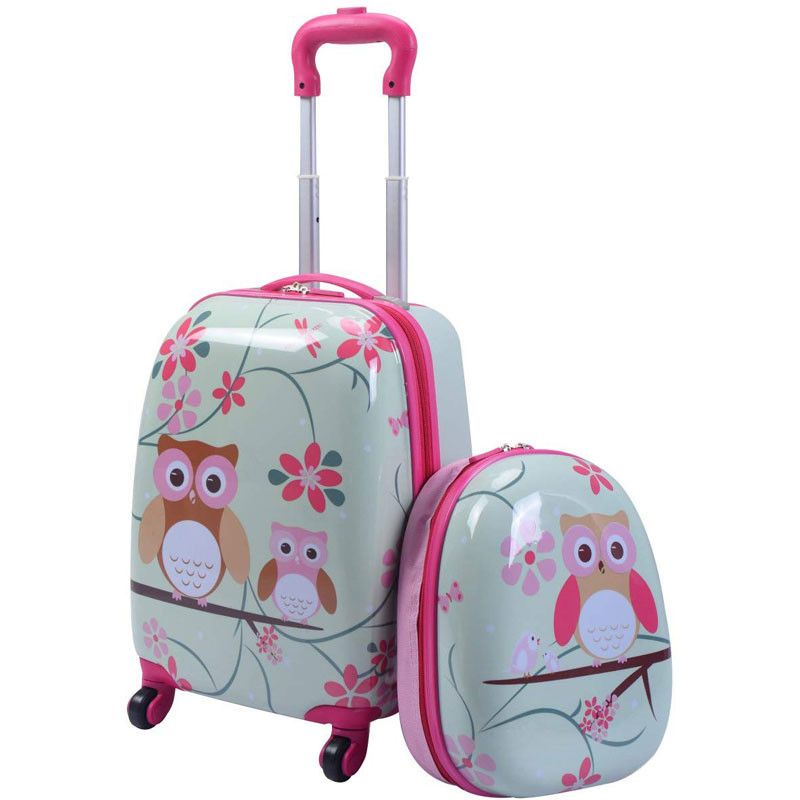 Pack De Valise Avec Sac à Dos Pour Fille Rose prix tunisie