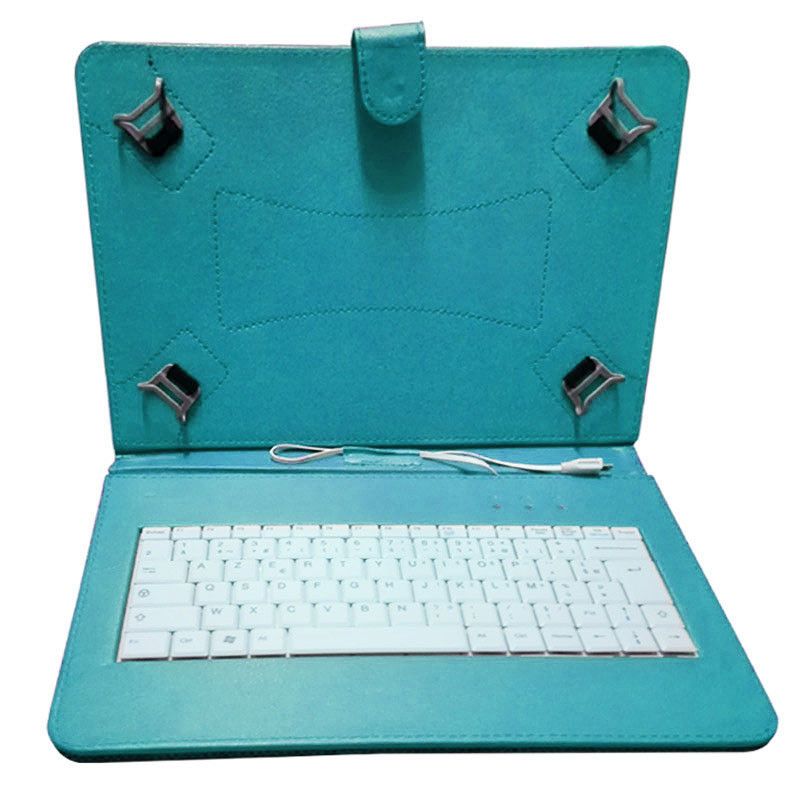 Pochette Pour Tablette 10 Avec Clavier Bleu