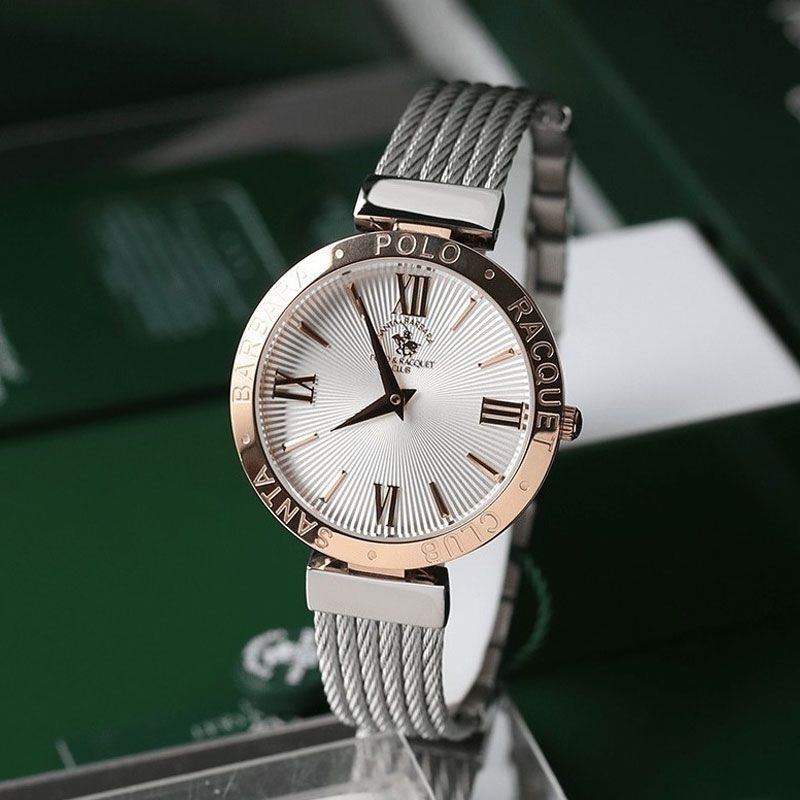 Montre Femme POLO SANTA BARBARA SB-1-10019-1- Silver prix tunisie