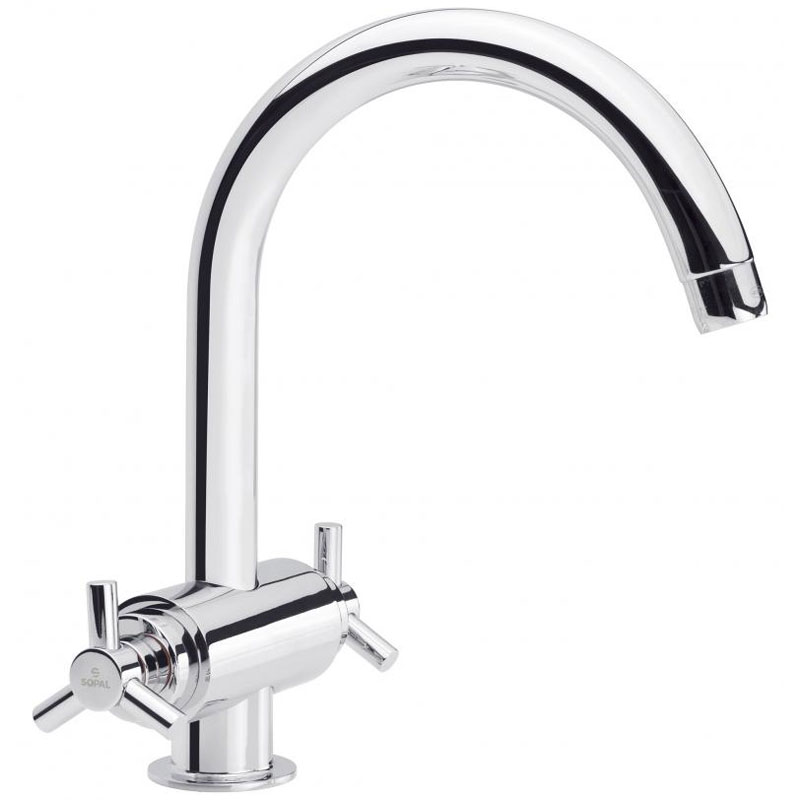 Mélangeur de lavabo Bec Rond Monastir Sopal 04B1A04