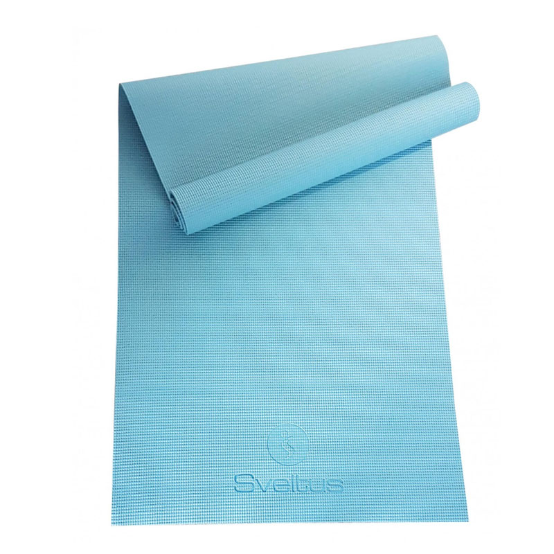 Tapis De Fitness SVELTUS Avec Oeillets 170 x 60 cm - Bleu Ciel