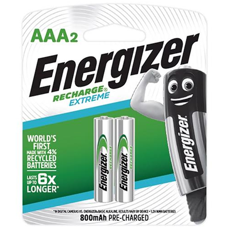 2 x Piles ENERGIZER Rechargeable AAA