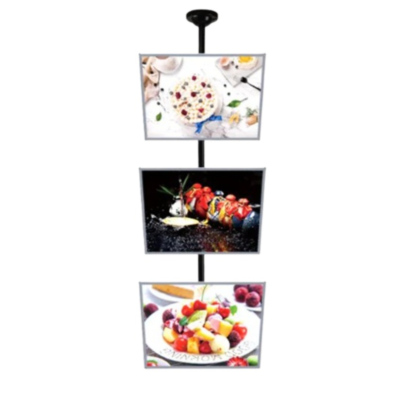 Écran d’Affichage Lumineux A3x3 29,7x42 cm Professionnel - Noir