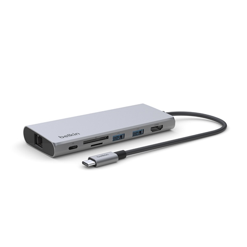 Adaptateur BELKIN Multiport USB-C 7-en-1 - Silver