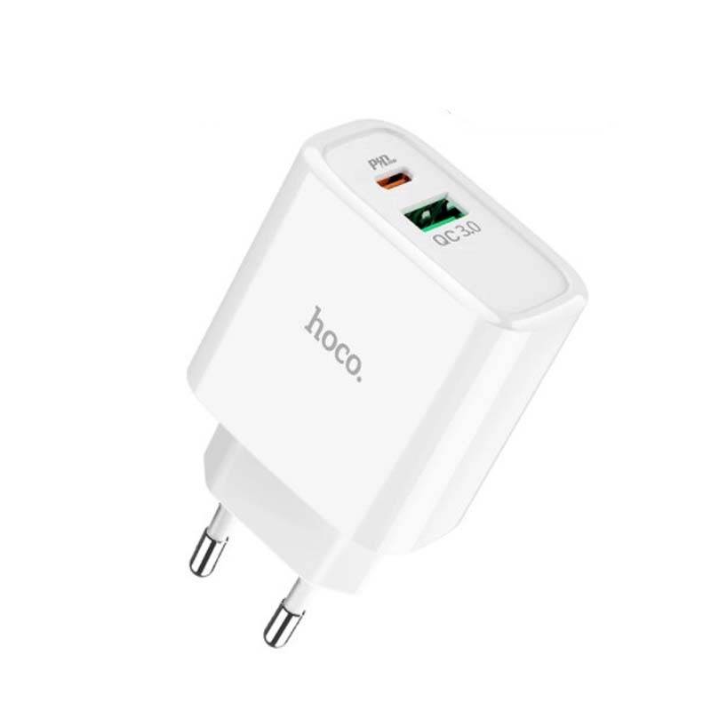 Adaptateur de Charge HOCO C80A Rapide 20W - Blanc