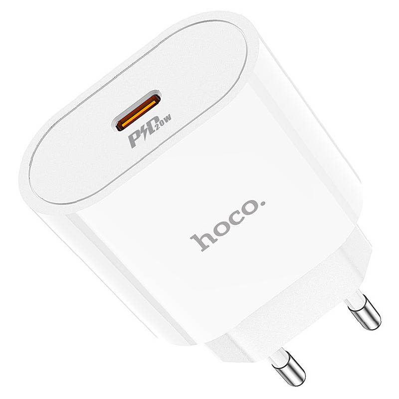 Adaptateur de Charge HOCO C94A 20W TYPE-C - Blanc