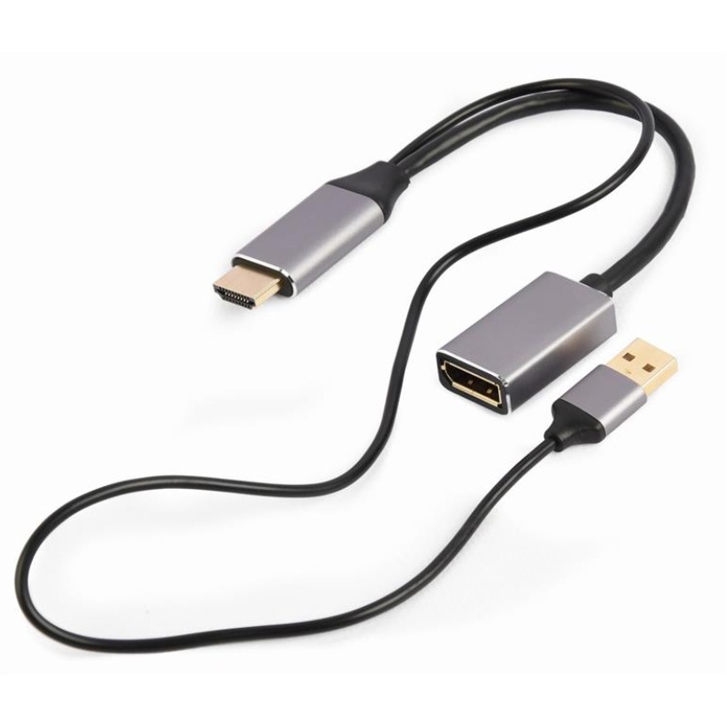 Adaptateur GEMBIRD HDMI Actif 4K Male vers DisplayPort Femelle - GEMBIRD