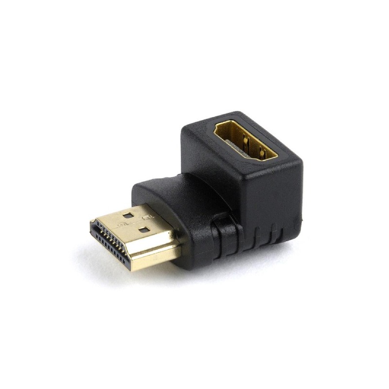 Adaptateur HDMI Type Angle Droite 90° Vers Le Bas - Noir - GEMBIRD