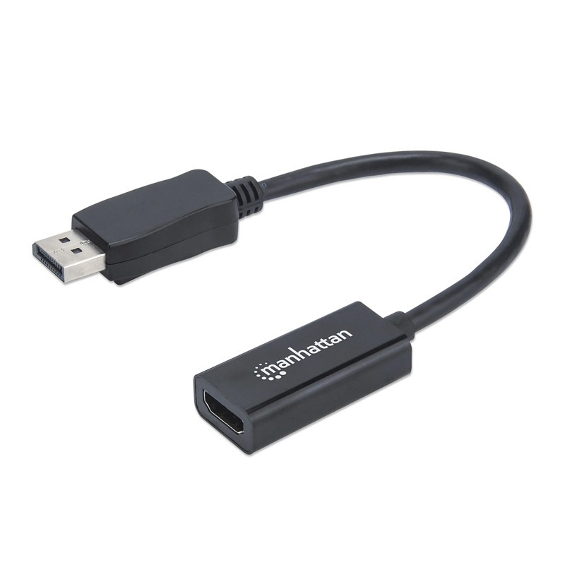 Adaptateur Passif MANHATTAN DisplayPort Vers HDMI - Noir - MANHATTAN