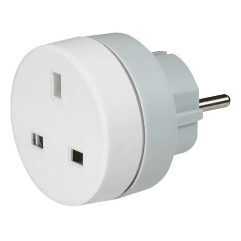 Adaptateur Prise LEGRAND 2P+T Pour Fiche Standard BS/Fiche FR-SC - (050383)
