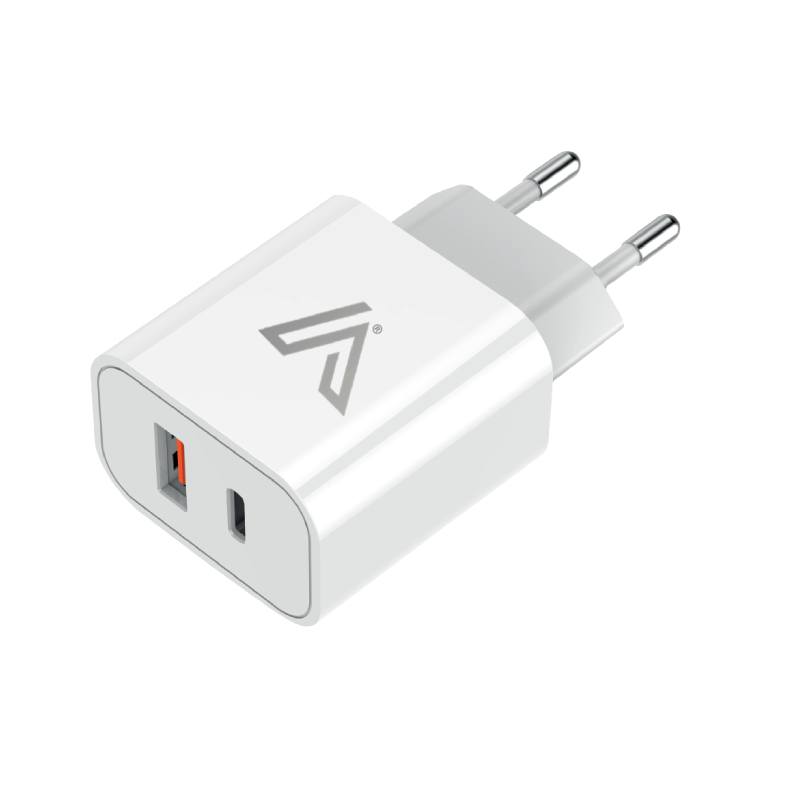 Adaptateur De Charge ARTEK USB-C & USB-A 30W - Blanc