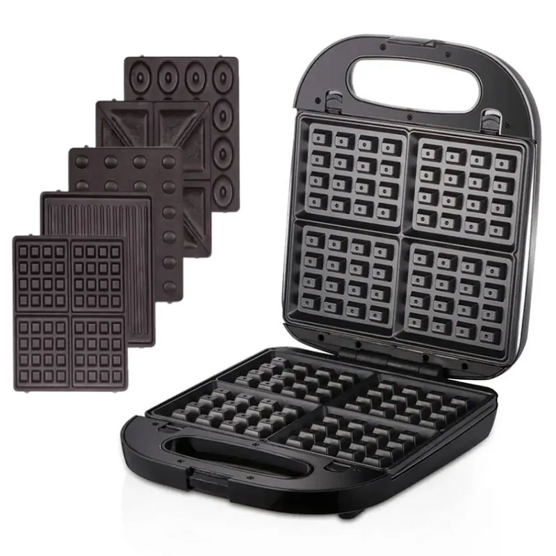 Appareil à Panini 5EN1 ENZO AG-251B 1800W - Noir - ENZO-EXTRA