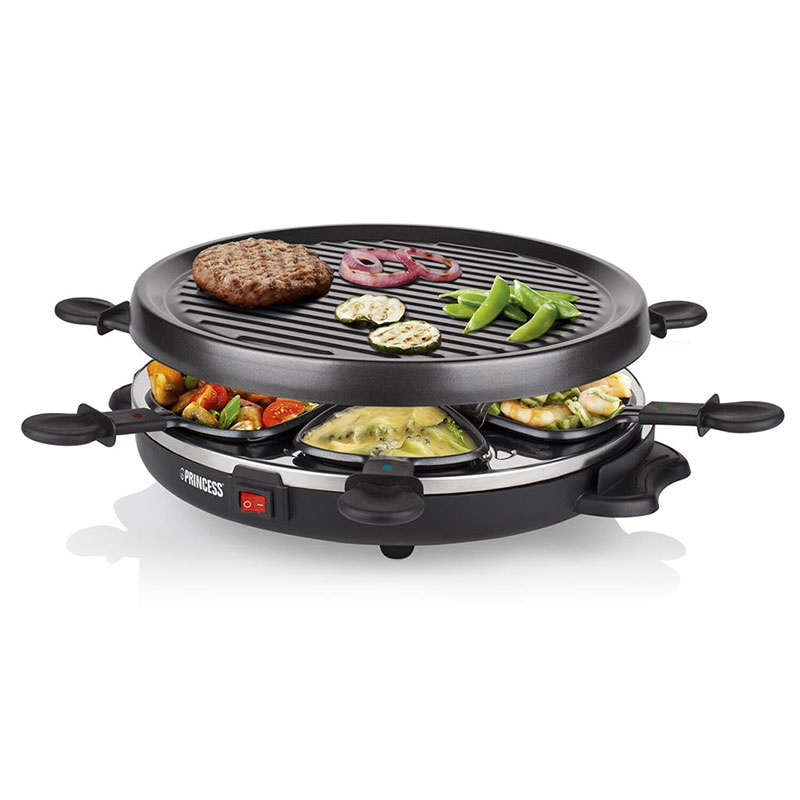 Appareil A Raclette PRINCESS 162725 800W - Noir - PRINCESS