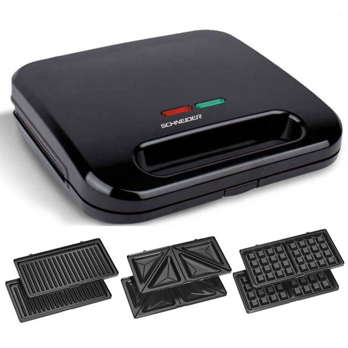 Appareil De Cuisson 3EN1 SCHNEIDER SCHP750 - Noir - SCHNEIDER