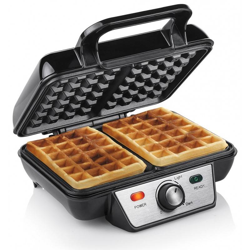 Appareil à Gaufres TRISTAR WF-2195 1000 Watts - Noir