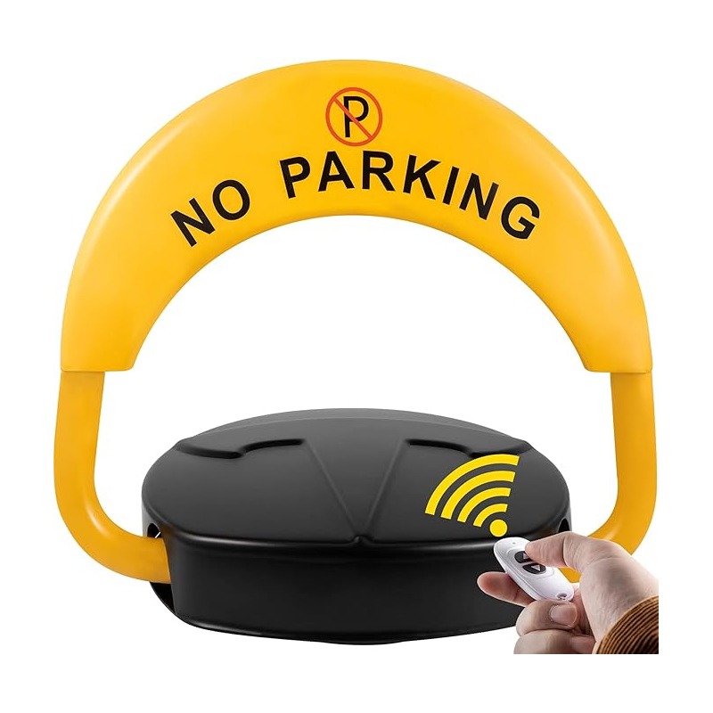Arceau de Parking Automatique Avec Commande - Noir&jaune - 6497