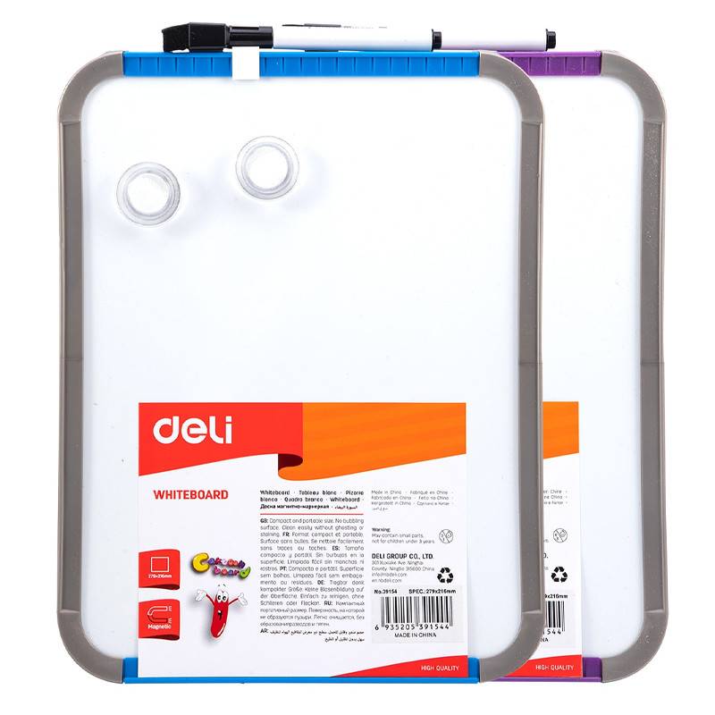 Ardoise Scolaire Magnétique DELI Avec Stylo & Chiffon - DELI