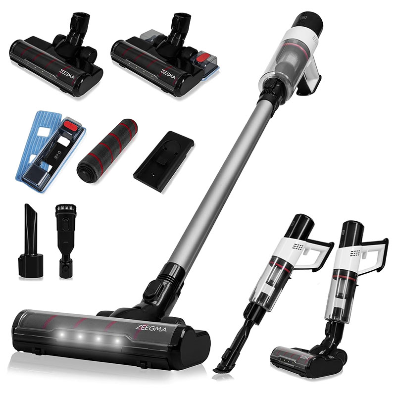 Aspirateur Balai Sans Fil ZEEGMA ZONDER KLAAR Base 250W - Noir - ZEEGMA