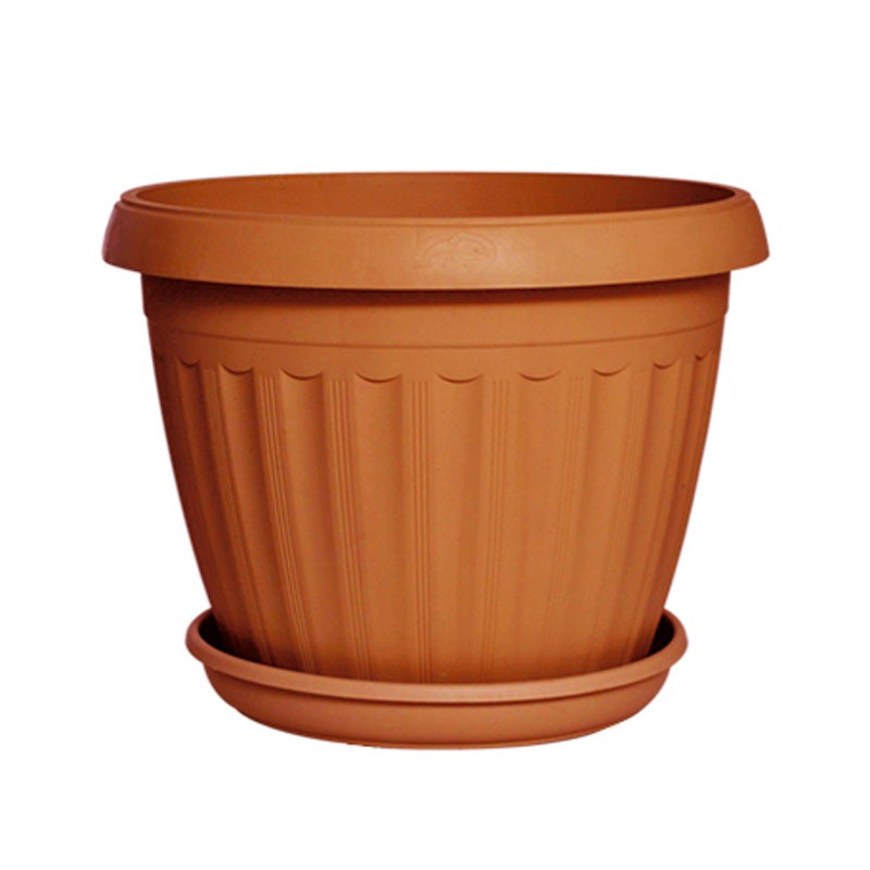 Bac À Plantes Jasmin SOTUFAB BC050 Avec Plateau 35cm - Terre Cuite