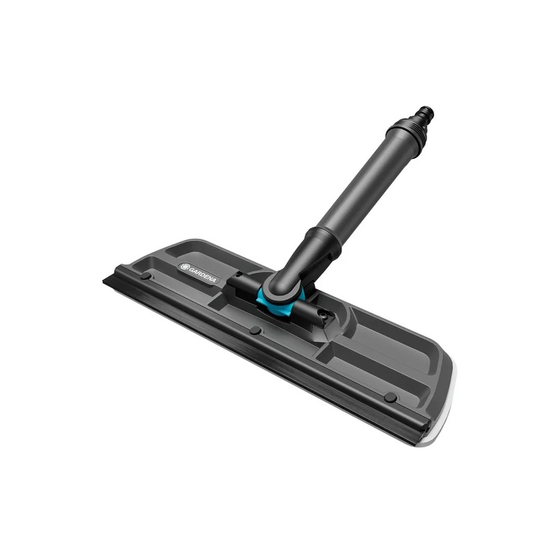 Balai lave-vitre Gardena avec raclette et microfibre Cleansystem