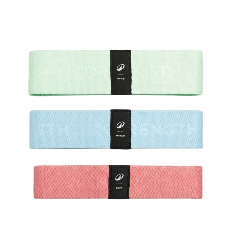 Bandes Élastiques DOMYOS X3 Textiles Pour Fessier De Fitness - DOMYOS