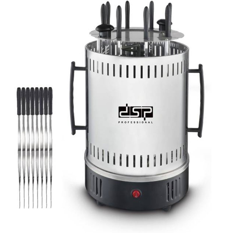 Barbecue Électrique Vertical DSP KB4010 1500W - 16 Fourchettes - DSP