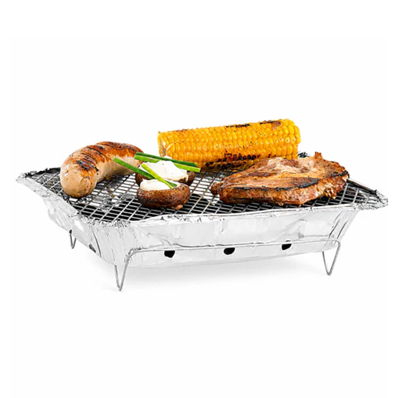 Barbecue Jetable au Charbon de bois 30 x 25 cm