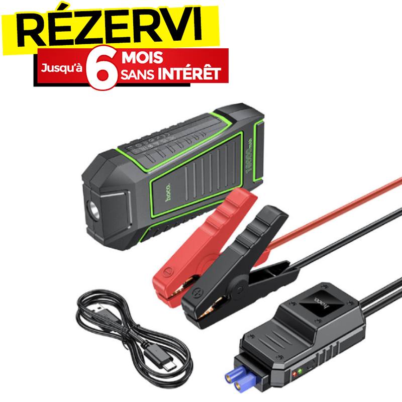 Batterie de démarrage Voiture Hoco QS1 Spring Jump Starter 10000mAh