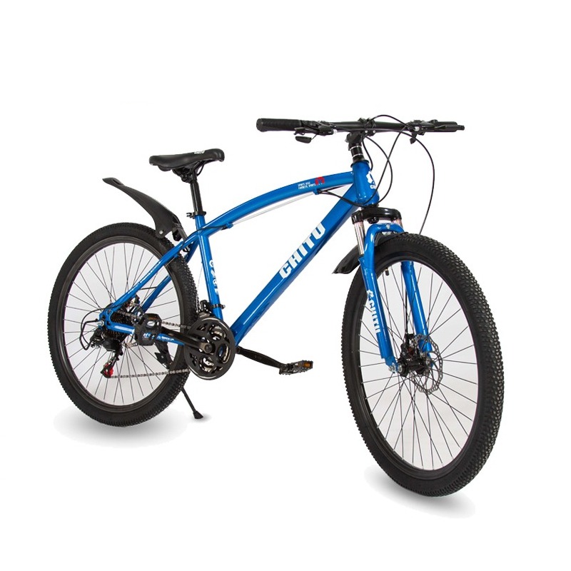 Bicyclette VTT CHITU 26" GT-JG-02-B 21 Vitesses â Bleu - CHITU