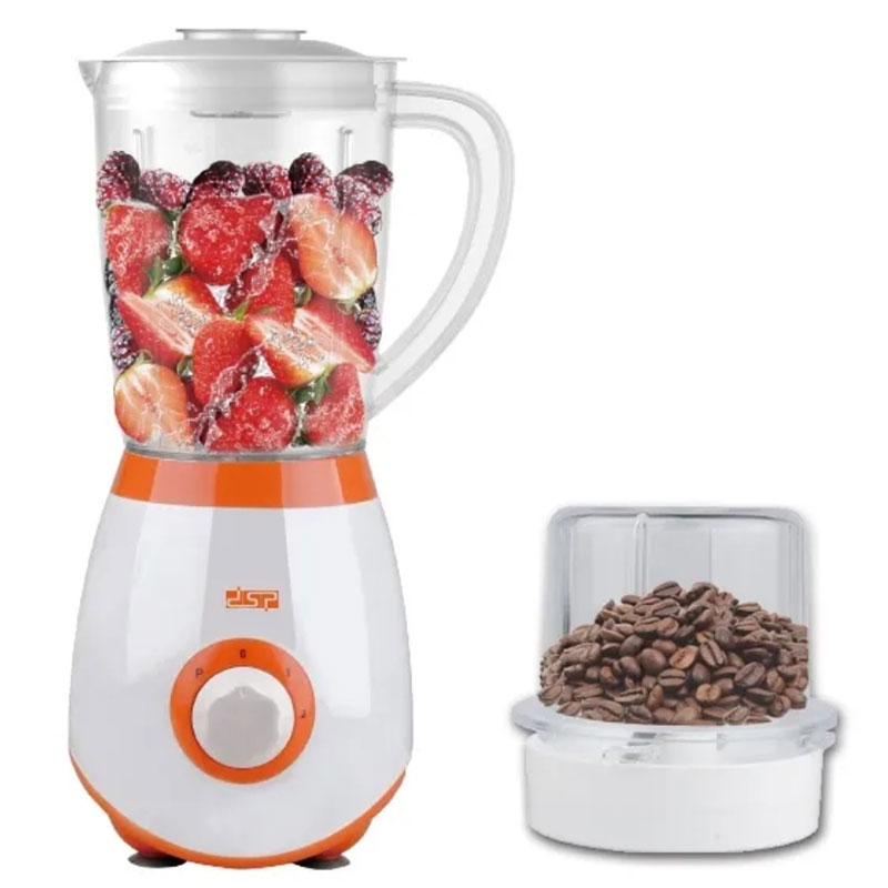 Blender 2EN1 DSP KJ2002 350W 1.5 Litres - Orange - DSP