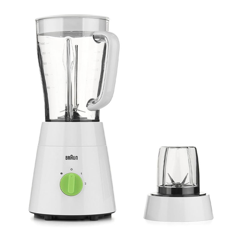 Blender BRAUN JB0115WH 500W 1.75 Litres - Blanc + Avec Moulin - Braun