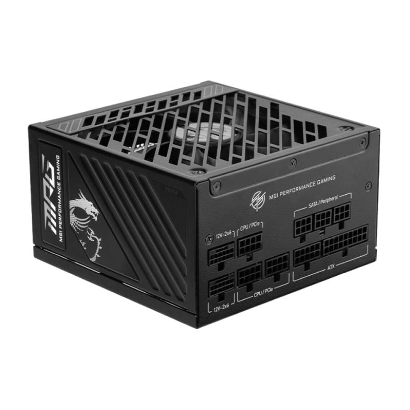Bloc D'Alimentation Gamer MSI MPG A850GS PCIE5 850W 80+Gold - Noir - MSI