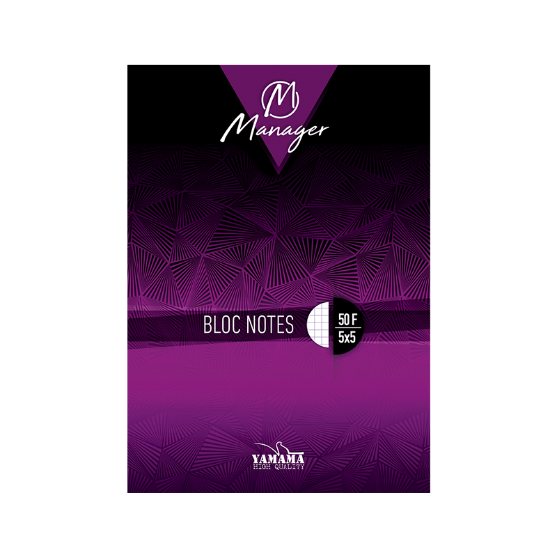 Bloc Manager YAMAMA 50 Feuilles 5*5 - YAMAMA