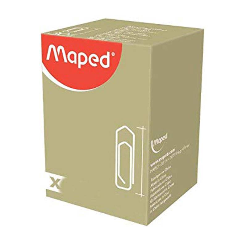 Boîte De 100 Trombones Papiers MAPED en Métal 30 mm