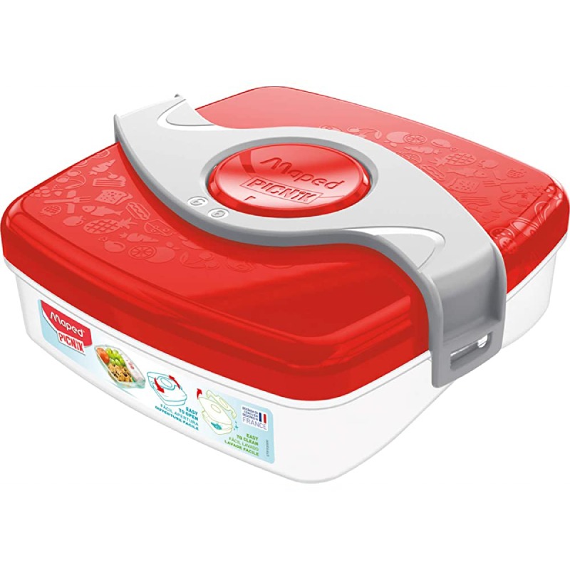 Boîte à Déjeuner MAPED Origine Pour Enfants - Rouge - MAPED