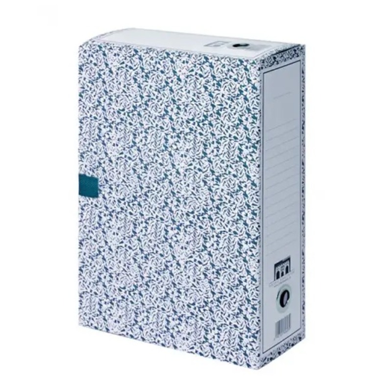 Boîte d'Archives RIBAT Z 10 à Bouton - Bleu - RIBAT-PAPIER