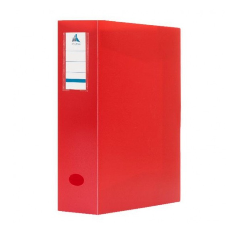 Boite de Classement En PP Personnalisalisables 60 mm - Rouge - Officeplast