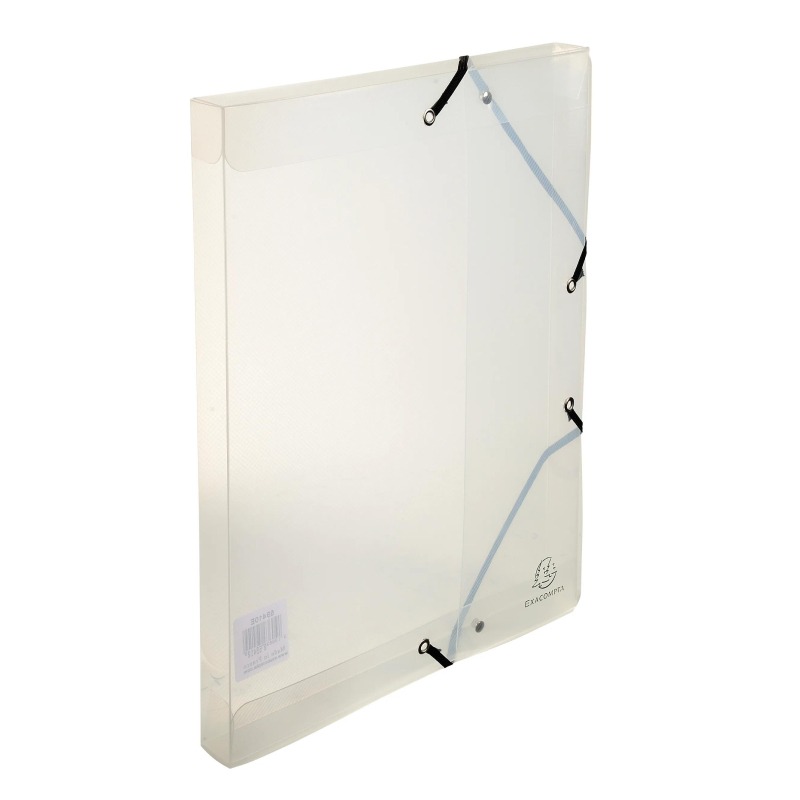 Boîte De Classement EXACOMPTA Dos 25 mm A Élastiques - Blanc - EXACOMPTA