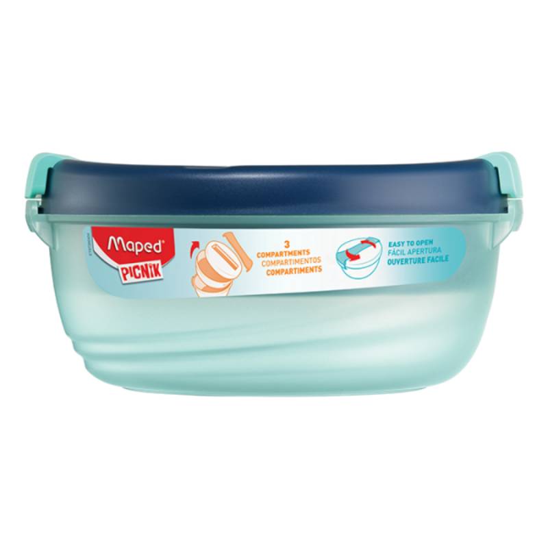 Bol Lunch MAPED Origins 1,4 l Bleu - 872604 - MAPED
