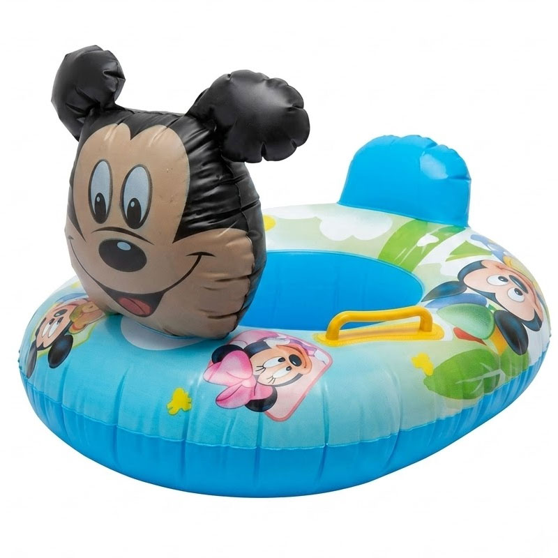 Bouée Gonflable Baby Boat Mickey 27" - Bleu