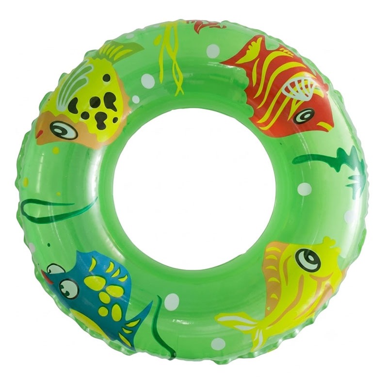 Bouée Gonflable Swimming Ring Rond - Vert