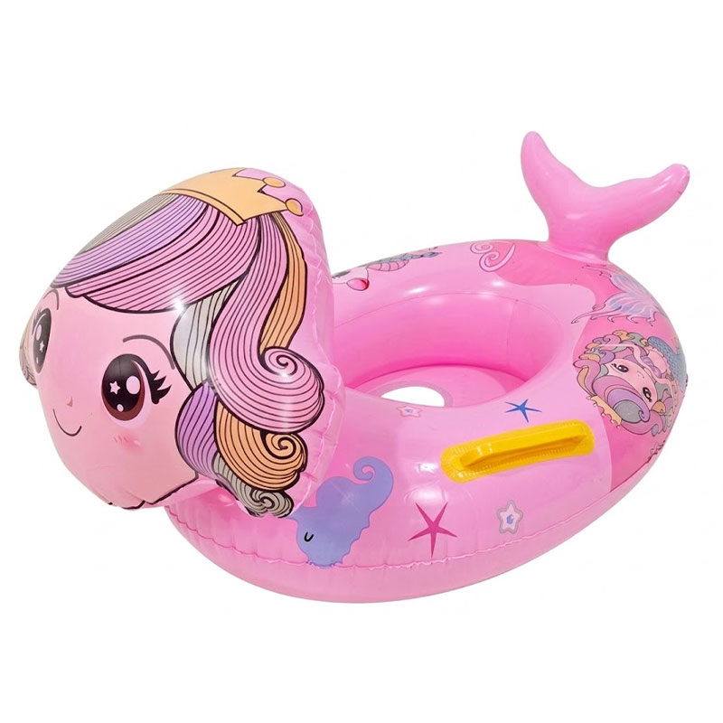 Bouée Gonflable Swing Ring Mermaid - Rose