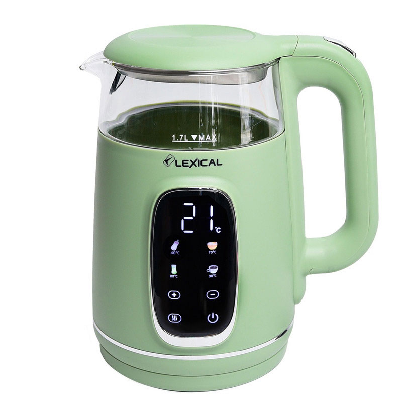 Bouilloire Sans Fil LEXICAL LEK-1462-3 2200W 1.7L - Vert - LEXICAL