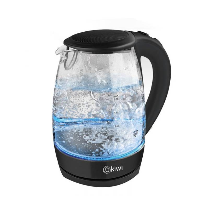Bouilloire En Verre KIWI KK-3328 1.8L - Noir