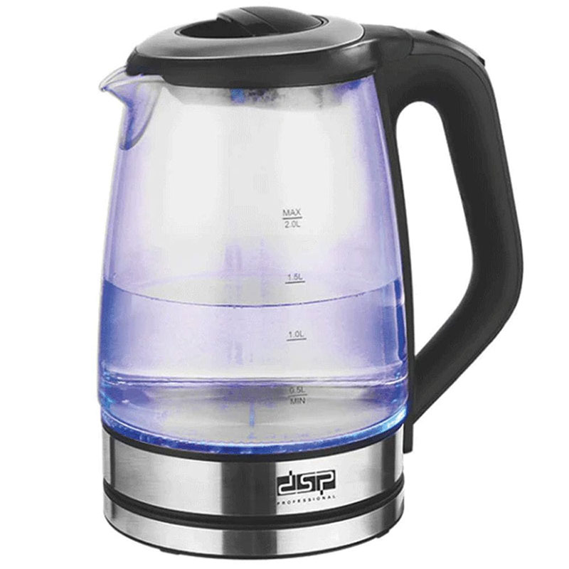 Bouilloire DSP KK1273 2 Litres 2200W - Noir - DSP