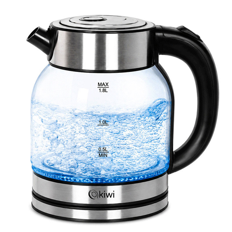 Bouilloire Sans Fil KIWI KK-3333 1.8Litre 2000W - Verre - KIWI