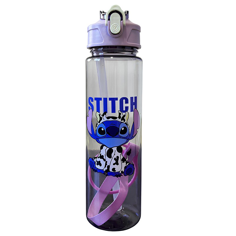 Bouteille D'Eau Stitch 500ml - Violet