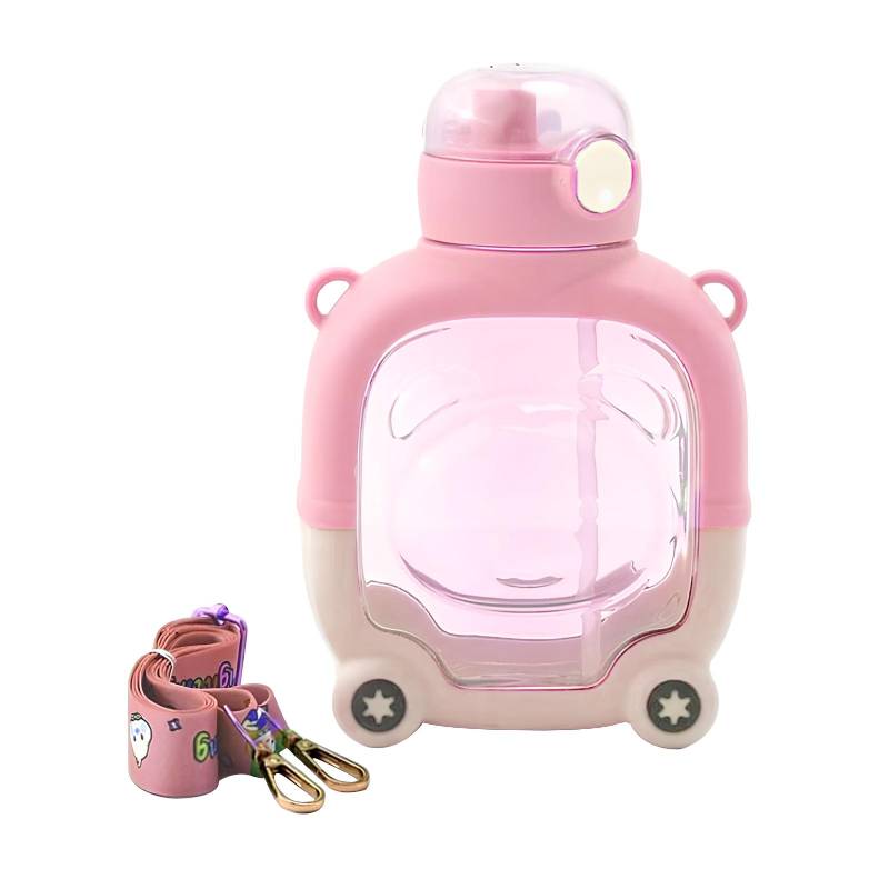 Bouteille d'Eau Lovelly Pour Fille 400 ml - Rose