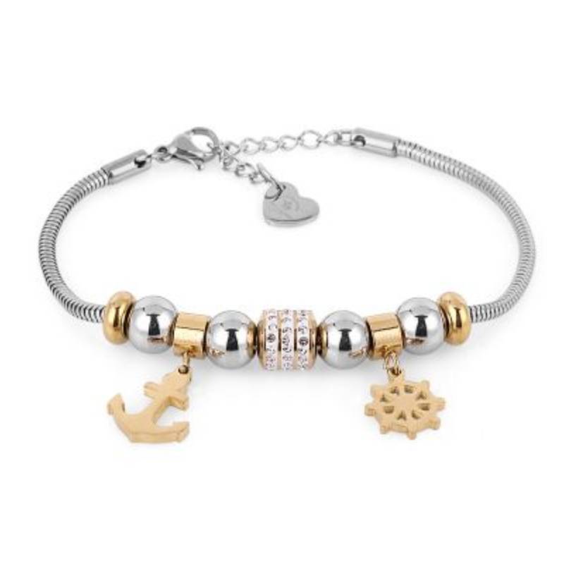 Bracelet Femme POLO SANTA BARBARA - Silver & Gold